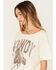 Image #2 - Cleo + Wolf Women's Howdy Slouchy Short Sleeve Graphic Tee, Cream, hi-res