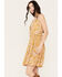 Wild Moss Women's Smocked Waist Cami Dress, Mustard, hi-res