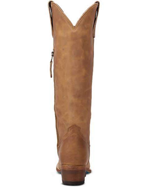 Image #5 - Lane Women's Plain Jane Tall Western Boots - Medium Toe , Russett, hi-res