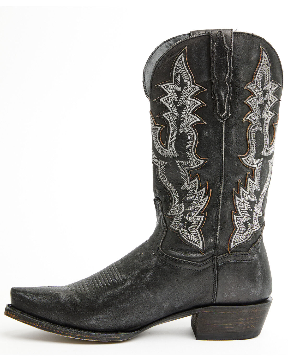 Image #3 - Dan Post Men's Diesel Western Boots - Snip Toe, Black, hi-res