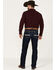 Image #3 - Ariat Men's M7 Rockport Ranger Dark Wash Slim Straight Jeans, Blue, hi-res