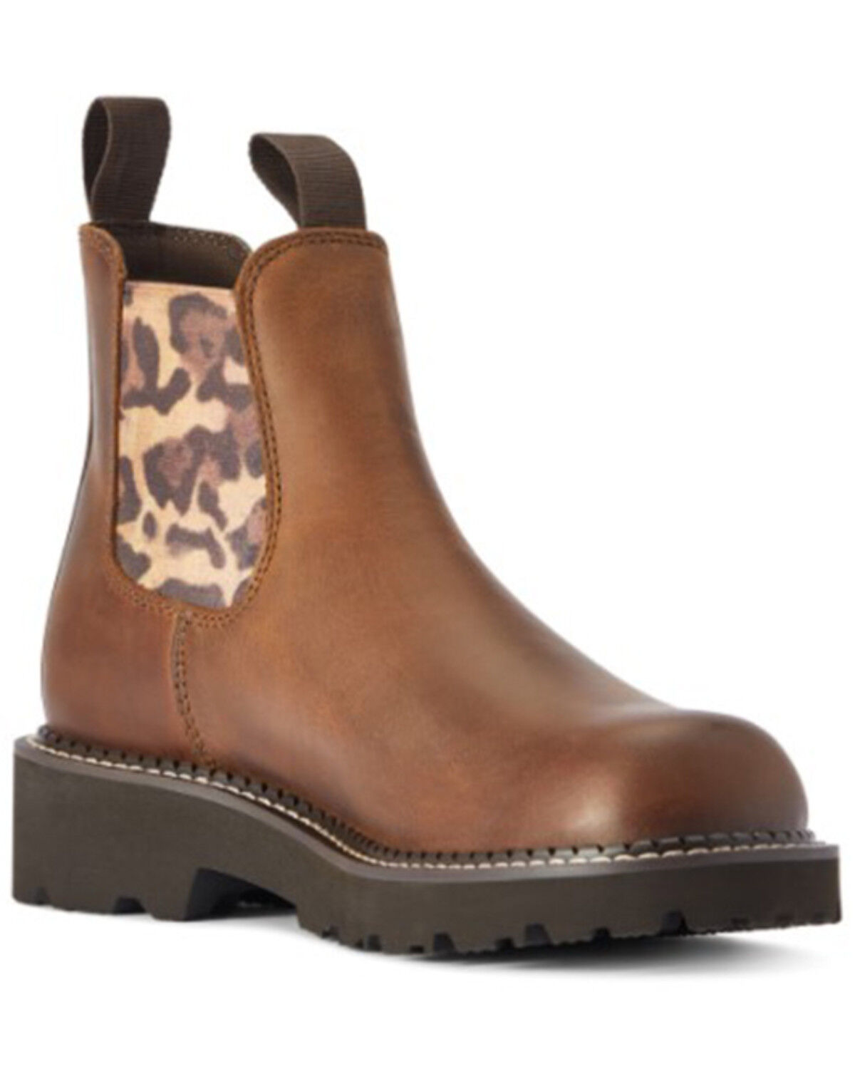 Image #1 - Ariat Women's Fatbaby Twin Chelsea Boots - Round Toe, Brown, hi-res