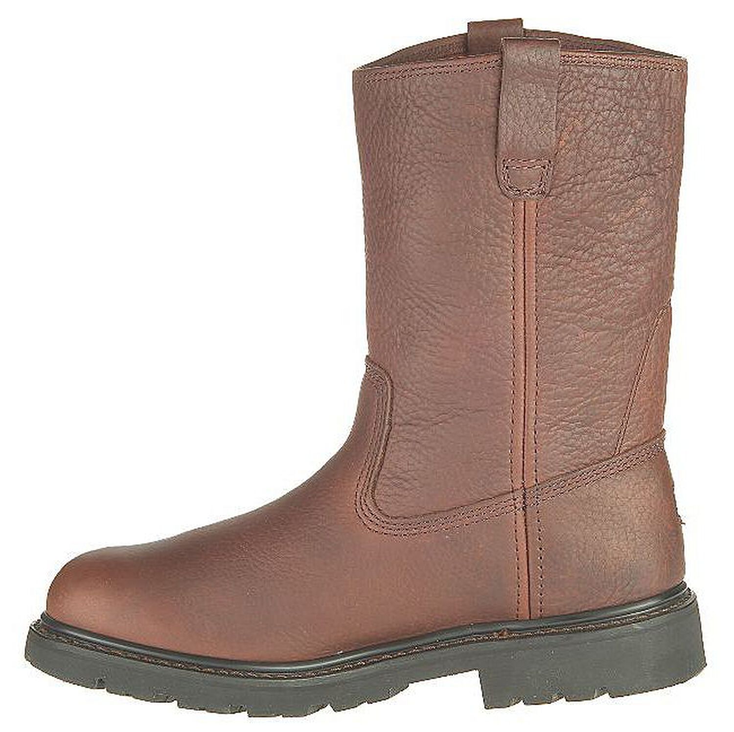 Image #6 - CAT Men's Colt Pull On Work Boots - Steel Toe, Earth, hi-res