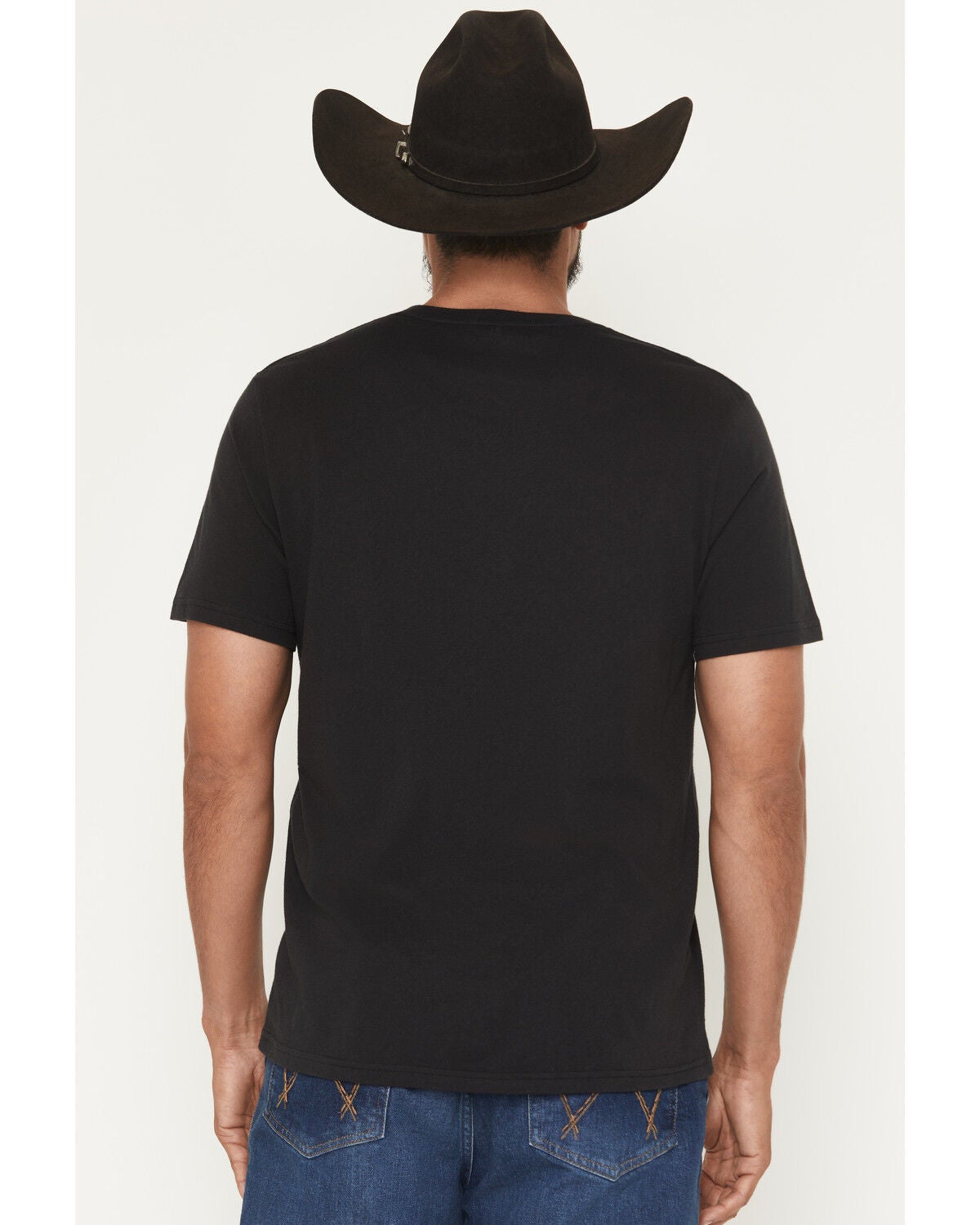 Image #4 - Wrangler Men's Boot Barn Exclusive Mexico Logo Short Sleeve Graphic T-Shirt, Black, hi-res