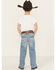 Image #3 - Cody James Little Boys' Stampede Light Wash Slim Bootcut Comfort Stretch Denim Jeans, Light Wash, hi-res