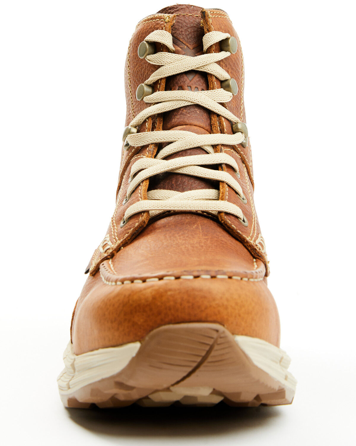 Image #4 - Hawx Men's 6" Athletic Wedge Moc Work Boots - Composite Toe, Brown, hi-res
