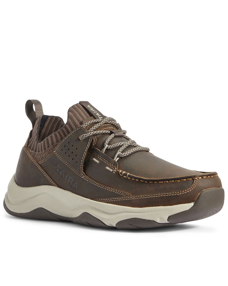Ariat Men's Brown Country Mile Hiker Boots - Moc Toe, Brown, hi-res