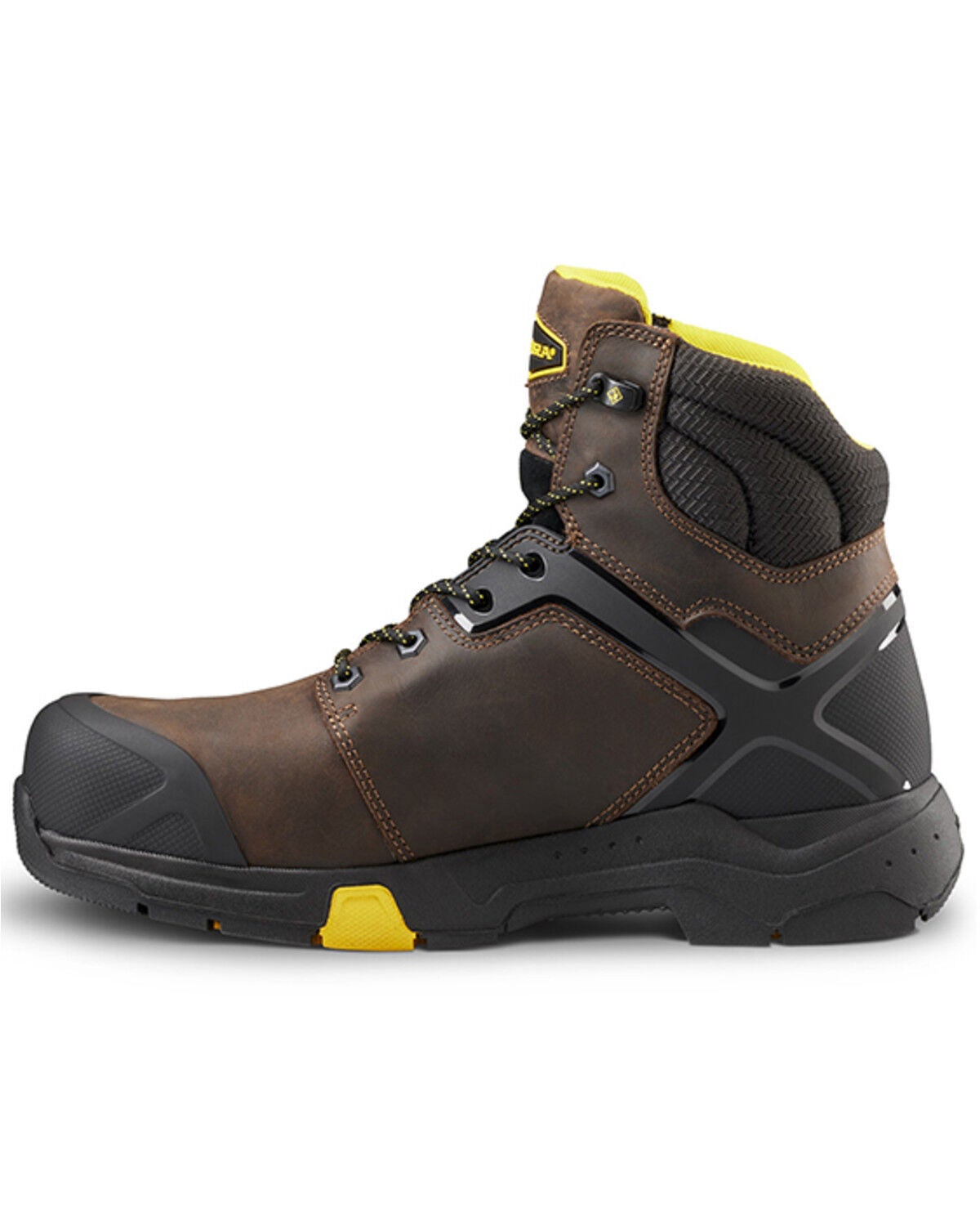 Image #3 - Kodiak Men's 6" Terra Carbine Waterproof Work Boots - Composite Toe, Brown, hi-res