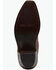 Image #7 - Old West Girls' Floral Western Boots - Snip Toe, Tan, hi-res