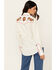 Image #4 - Rockmount Ranchwear Women's Vintage Floral Embroidered Long Sleeve Snap Western Shirt, Ivory, hi-res