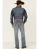Image #3 - Wrangler Retro Men's Greeley Light Wash Stretch Relaxed Bootcut Jeans, Blue, hi-res