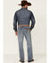Image #3 - Wrangler Retro Men's Greeley Light Wash Stretch Relaxed Bootcut Jeans , Blue, hi-res