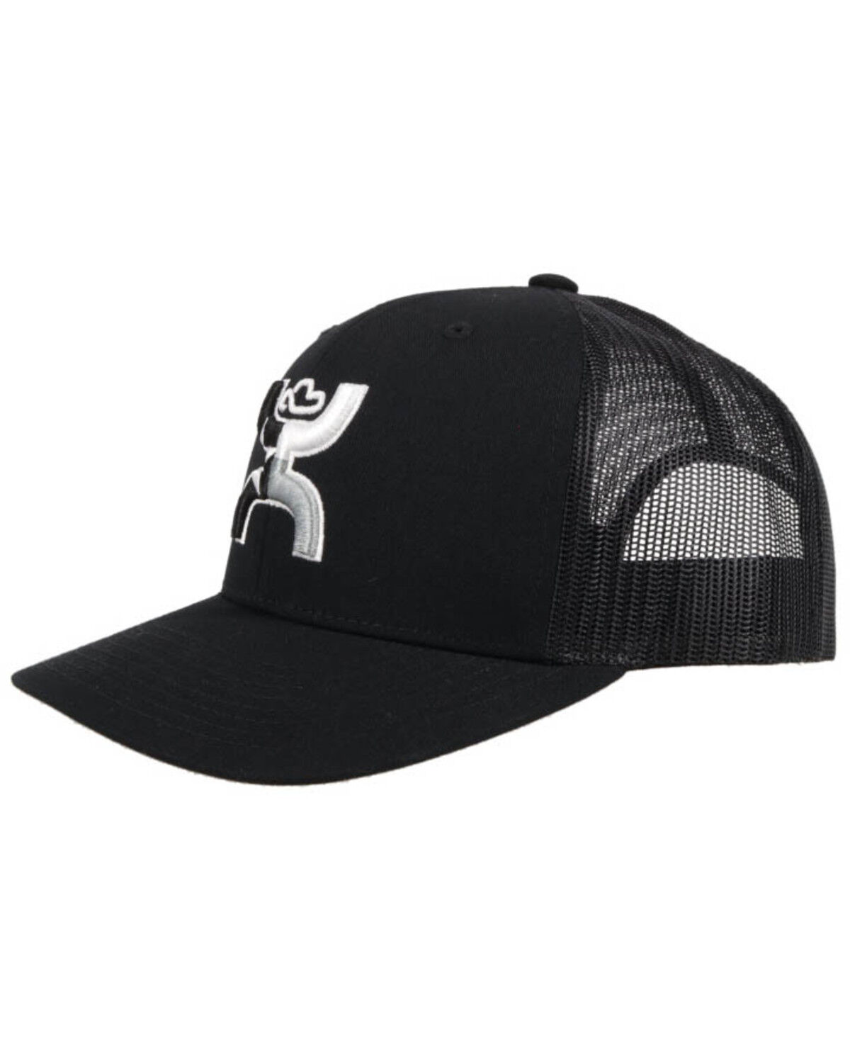 Image #4 - Hooey Men's Texican Logo Trucker Cap, Black, hi-res