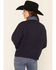 Image #4 - Revel Women's Denim Collar Sweater, Navy, hi-res