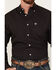 Ariat Men's Vance Geo Print Long Sleeve Button-Down Western Shirt - Tall, Black, hi-res