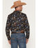 Image #4 - Cody James Men's Thornbush Paisley Print Long Sleeve Snap Western Shirt, Black, hi-res