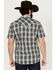 Image #4 - Moonshine Spirit Men's Macho Plaid Print Short Sleeve Snap Western Shirt , White, hi-res