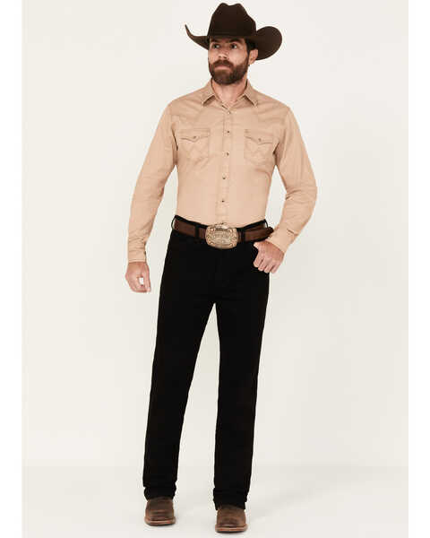 Wrangler Men's Active Flex Cowboy Cut Slim Stretch Jeans, Black, hi-res