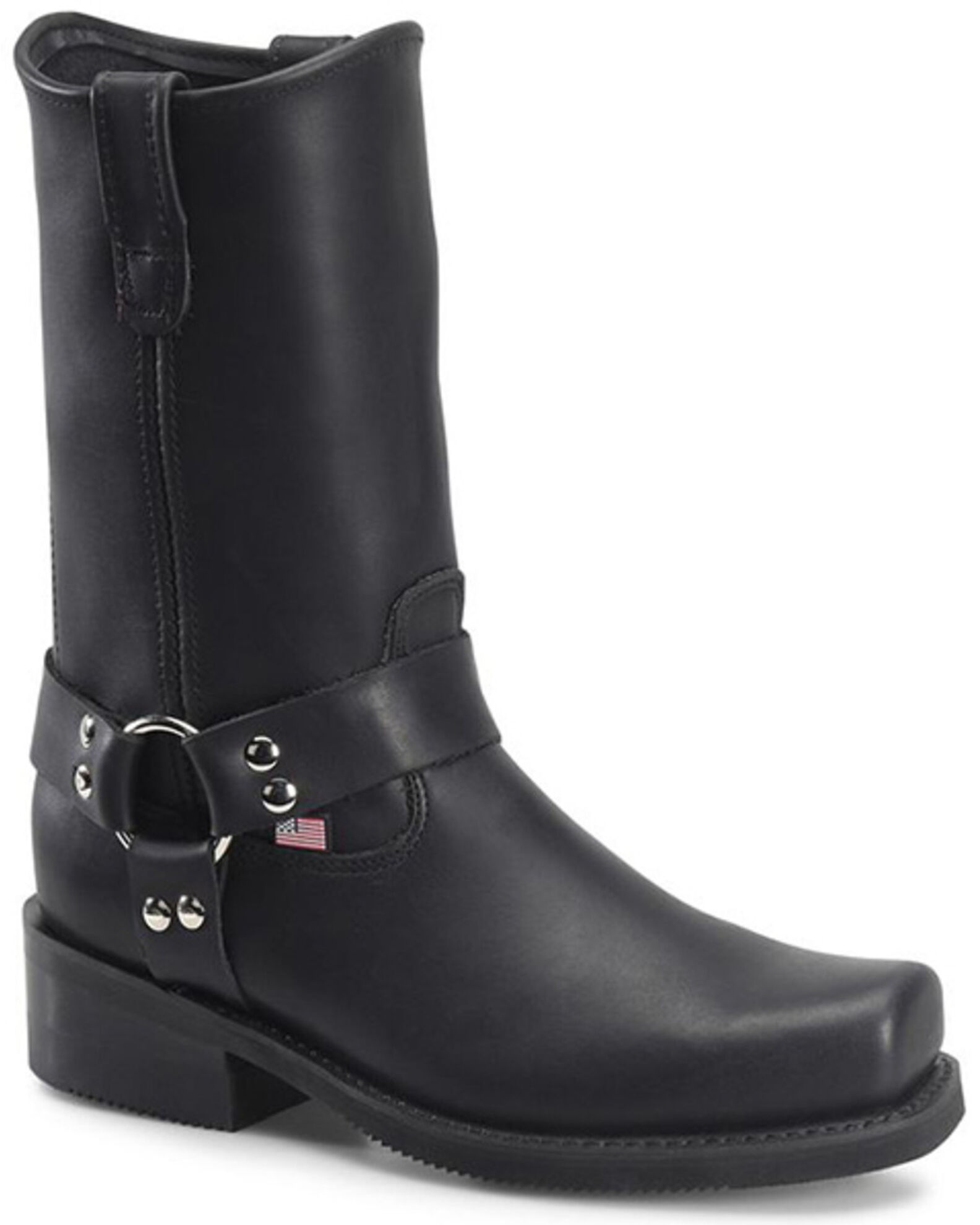Double H Men s Black Harness Boots Square Toe Sheplers