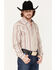 Image #2 - Cody James Men's Alpina Striped Long Sleeve Snap Western Shirt , Cream, hi-res