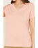 Image #3 - Carhartt Women's Relaxed Fit Lightweight Short Sleeve V Neck T-Shirt, Orange, hi-res