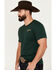 Image #2 - Pendleton Men's Tye River Buffalo Short Sleeve T-Shirt, Forest Green, hi-res