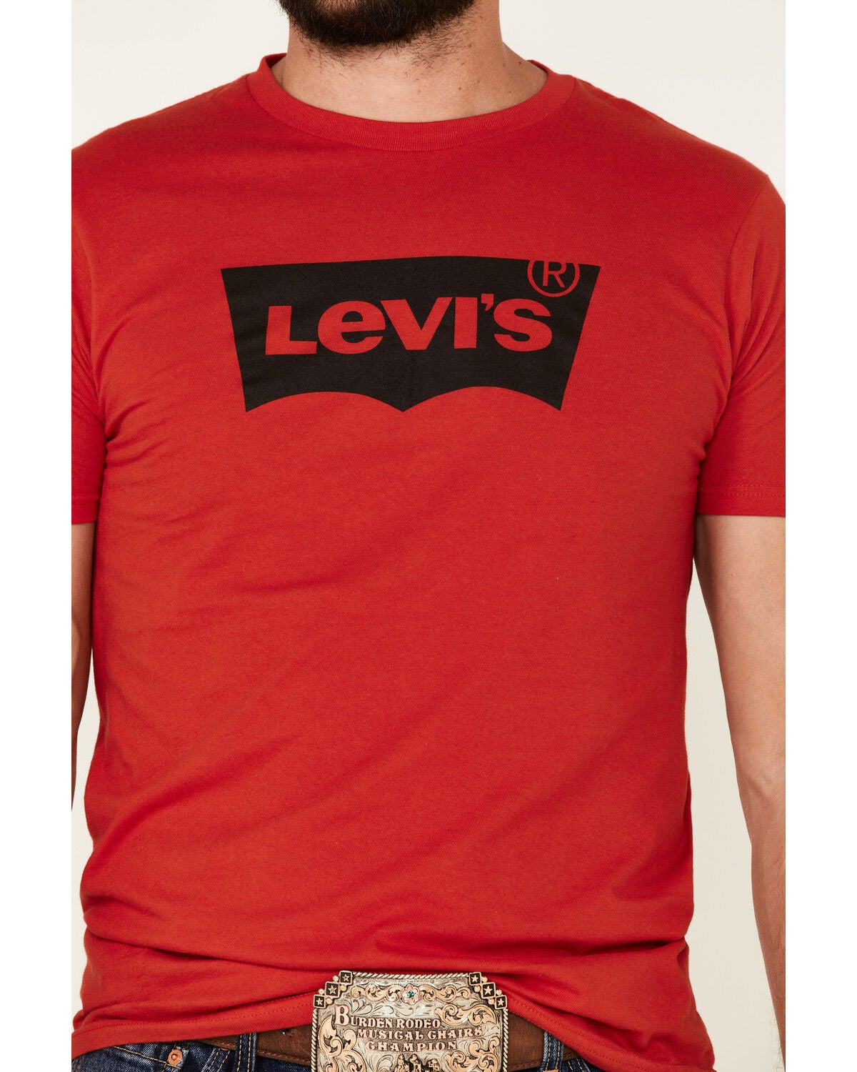 Red Batwing Logo Graphic T-Shirt | Sheplers