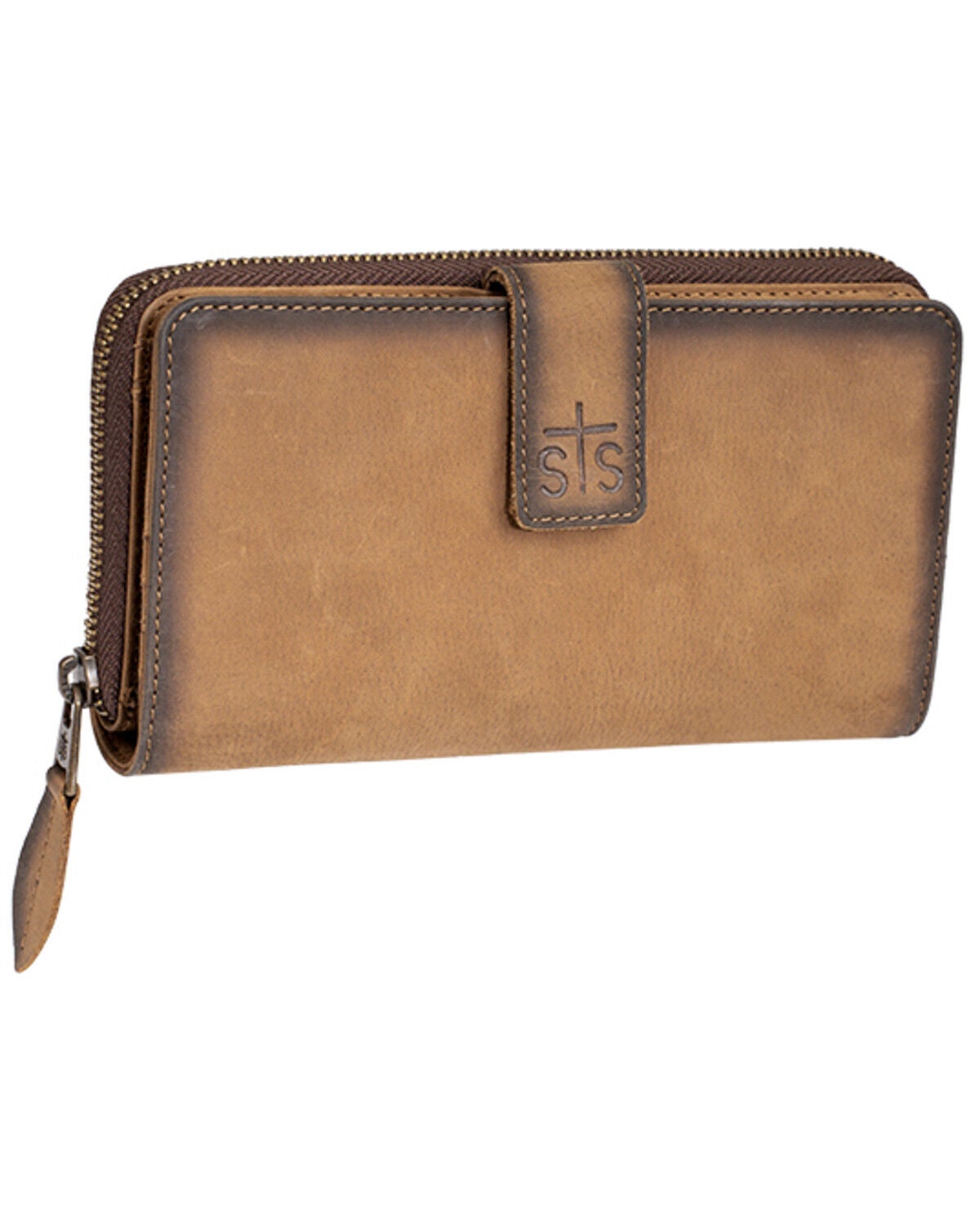 Image #1 - STS Ranchwear By Carroll Women's Baroness Basic Bliss Chelsea Wallet, Brown, hi-res