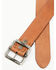 Image #2 - Cody James Men's Lawrence Leather Belt , Brown, hi-res
