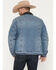 Image #4 - Cody James Men's Bandera Light Wash Sherpa Lined Denim Jacket, Light Wash, hi-res