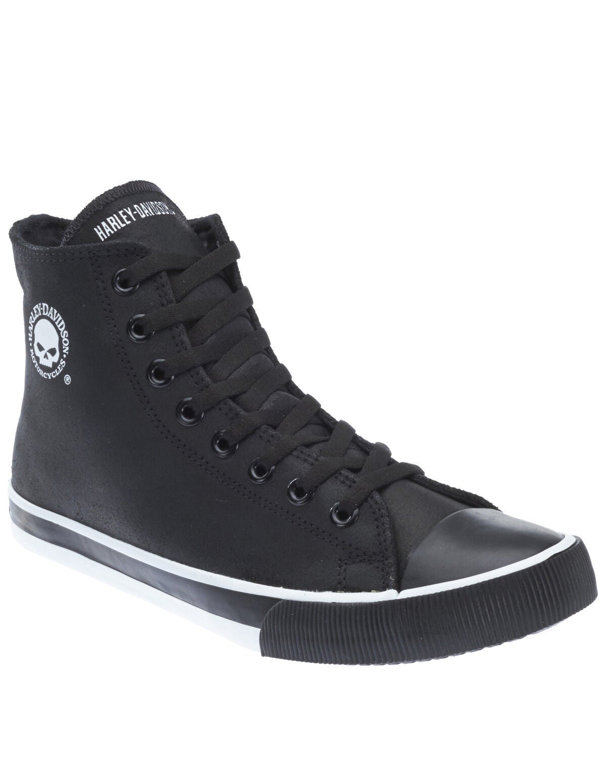 Harley Davidson Men's Baxter Moto Shoes, Black, hi-res