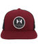 Image #5 - Hooey Men's Plow Trucker Cap, Maroon, hi-res