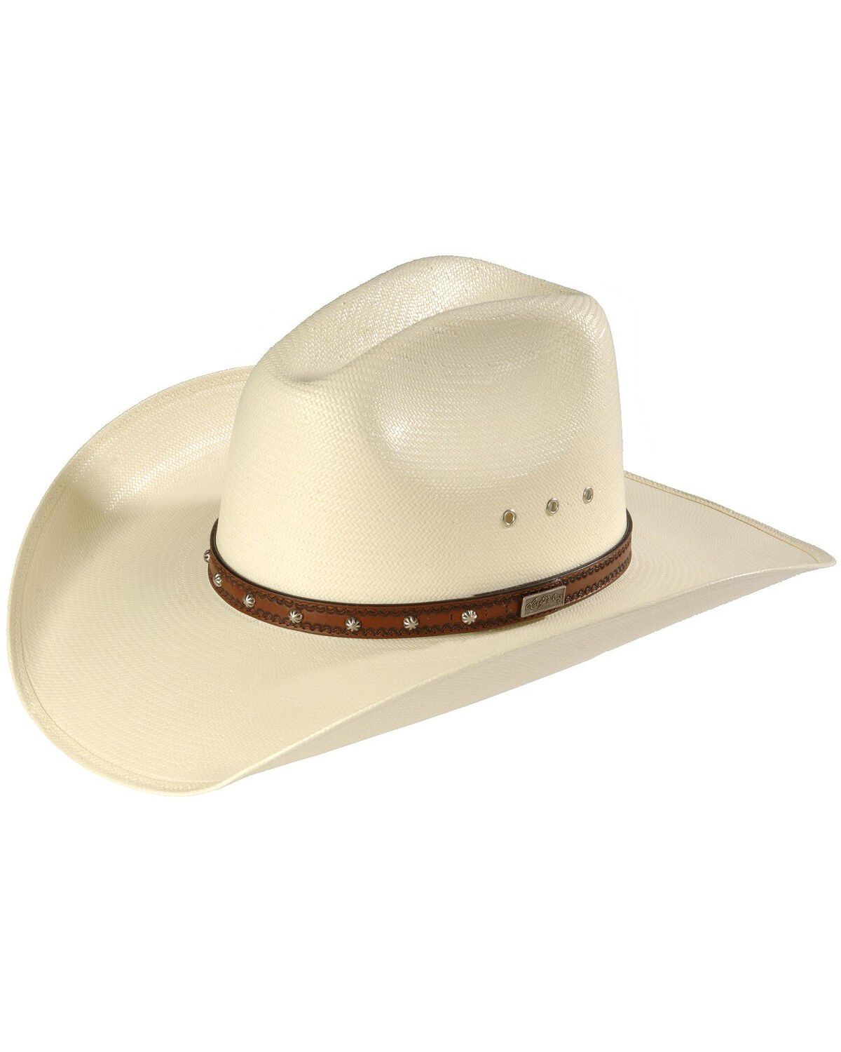 longshot 10x vented straw cowboy hat