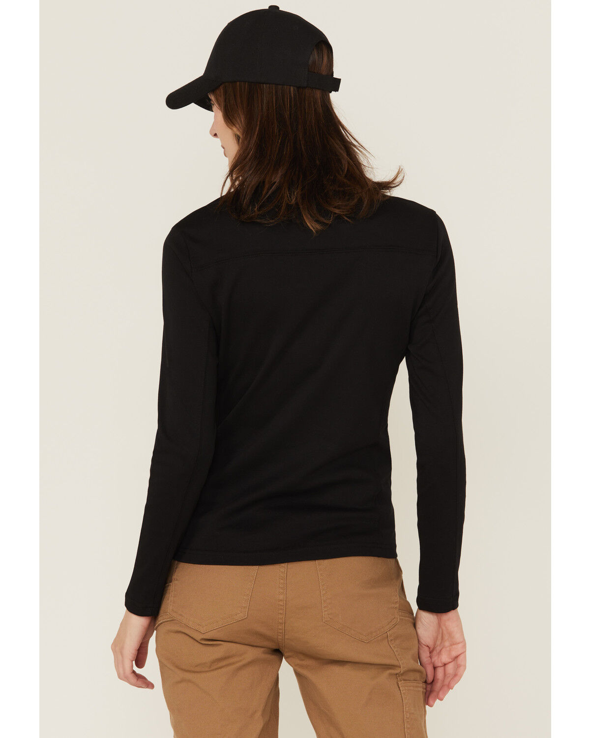 Image #4 - Forge Workwear Women's FR Long Sleeve Work Shirt, Black, hi-res