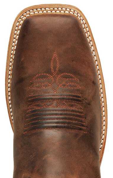Justin Men's Bent Rail Cognac Cowboy Boots - Square Toe, Cognac, hi-res
