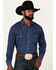 Image #1 - Resistol Men's Rawlings Denim Long Sleeve Snap Western Shirt, , hi-res