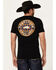 Image #1 - Pendleton Men's Boot Barn Exclusive Bison Harding Logo Short Sleeve Graphic T-Shirt, Black, hi-res