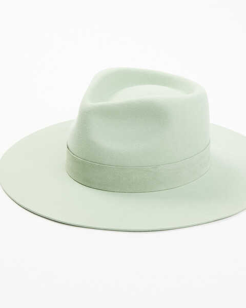 Image #1 - Lack of Color Women's Mirage Felt Western Fashion Hat, Sage, hi-res