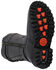 Image #6 - Milwaukee Leather Women's Calf Laced Riding Boots - Round Toe, Black, hi-res