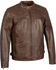 Image #1 - Milwaukee Leather Men's Quilted Shoulders Snap Collar Leather Jacket, Brown, hi-res