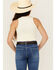 Image #4 - Fornia Girls' Floral High Neck Tank Top, White, hi-res