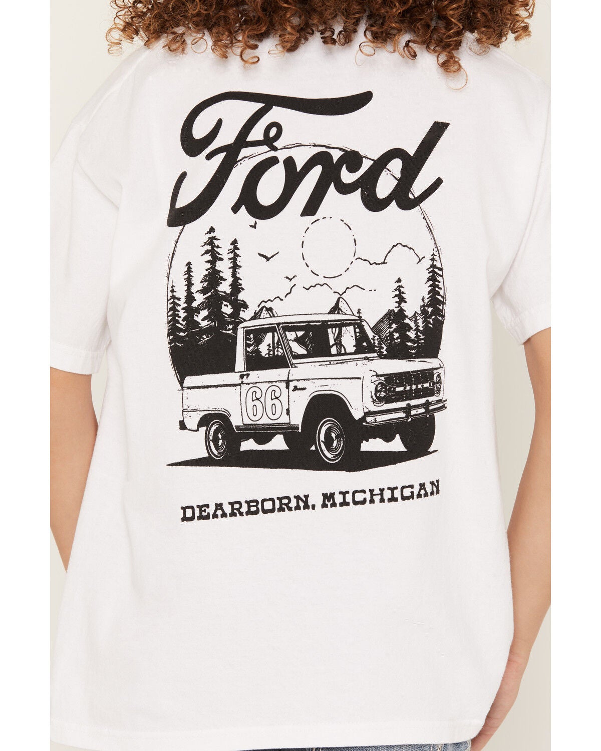 Image #4 - Merch Traffic Boys' Ford Logo Short Sleeve Graphic T-Shirt, White, hi-res