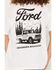 Image #4 - Merch Traffic Boys' Ford Logo Short Sleeve Graphic T-Shirt, White, hi-res