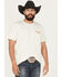 Image #2 - Wrangler Men's Cowboy Logo Short Sleeve Graphic T-Shirt, Off White, hi-res