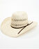 Image #1 - Rodeo King Ramie 25X Straw Cowboy Hat , Natural, hi-res