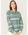 Image #1 - Tasha Polizzi Women's Rambler Long Sleeve Shirt, Turquoise, hi-res
