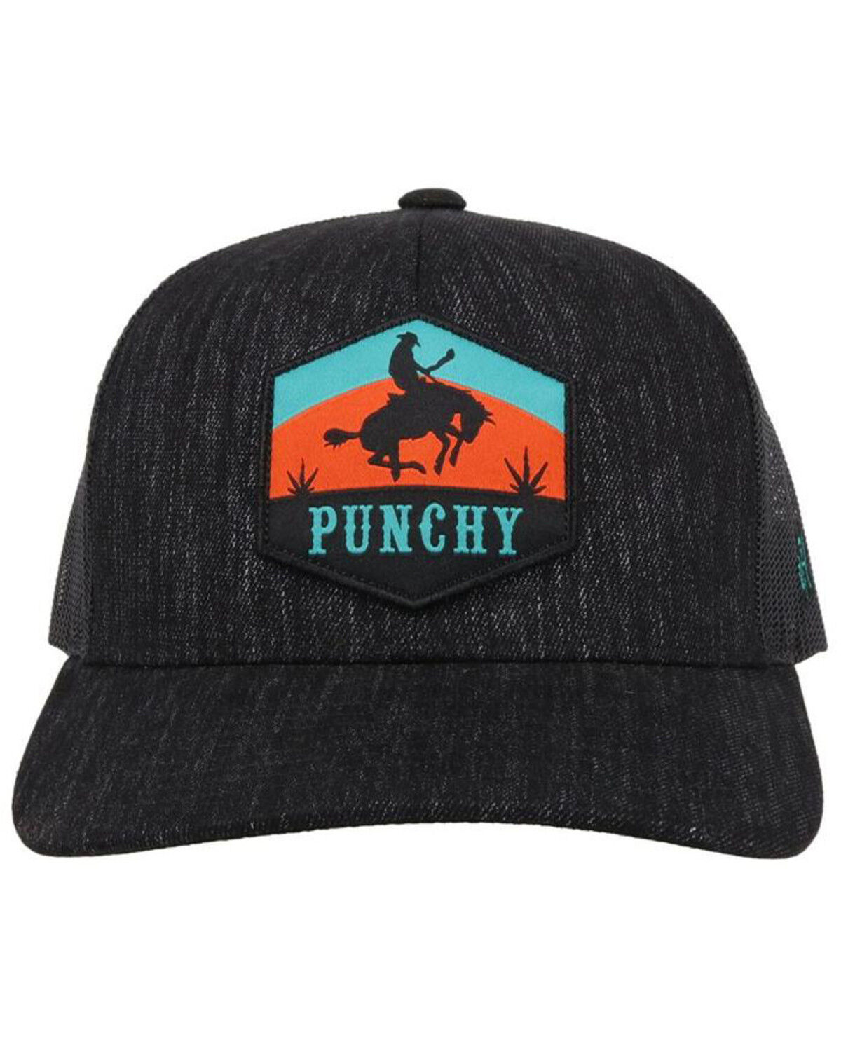 Image #5 - Hooey Men's Punchy Patch Logo Trucker Cap, Black, hi-res