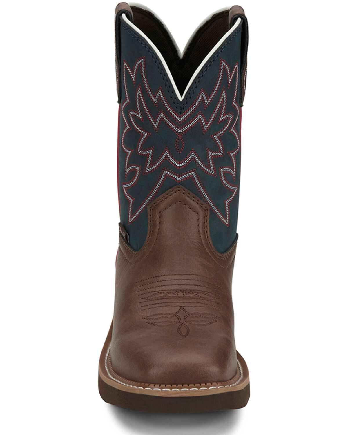 Image #4 - Justin Women's Gypsy Western Boots - Broad Square Toe, Brown, hi-res