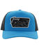Image #3 - Hooey Men's Davis Desert Logo Patch Mesh Back Trucker Cap, Blue, hi-res