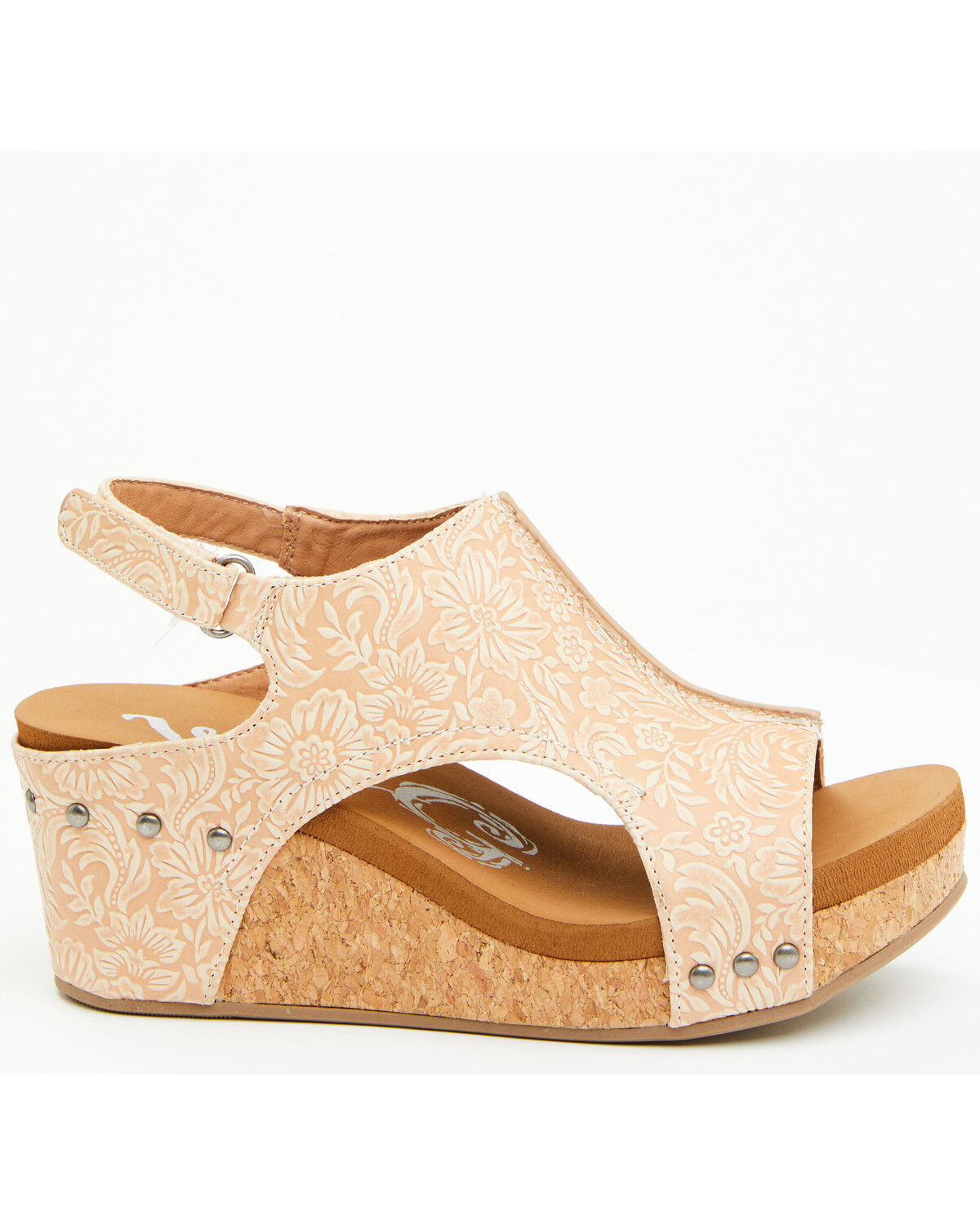 Image #2 - Very G Women's Isabella 2 Wedge Sandals, Nude, hi-res